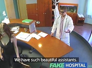 FakeHospital Busty new staff member sucking and fucking for job